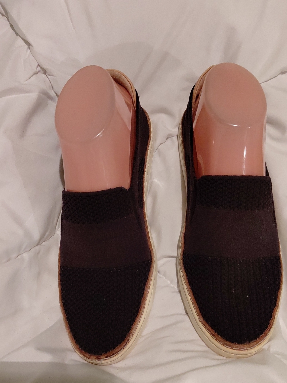 UGG Black Slip-On Knit Espadrille Flats Sammys